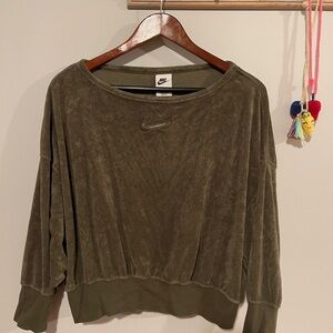 Nike terry cloth sweatshirt